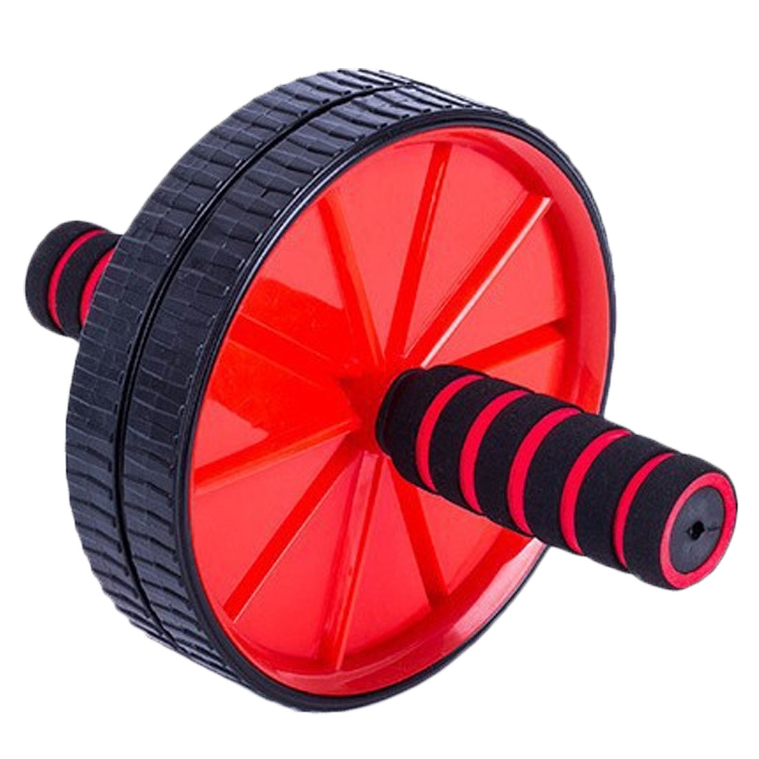 Double Wheel Abdominal Roller - Core Strength and Stability Trainer