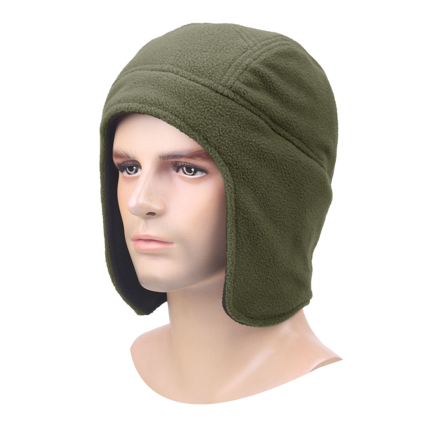 Unisex Winter Polar Fleece Hat with Ear and Neck Protection