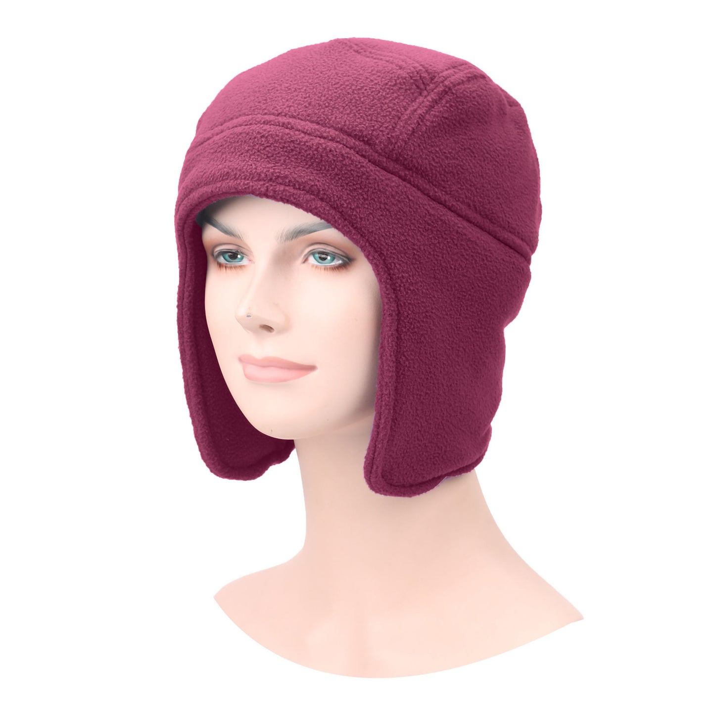 Unisex Winter Polar Fleece Hat with Ear and Neck Protection