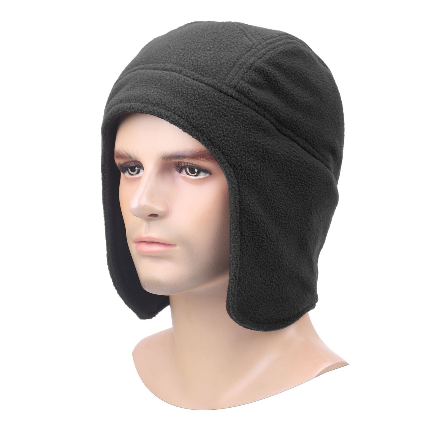 Unisex Winter Polar Fleece Hat with Ear and Neck Protection