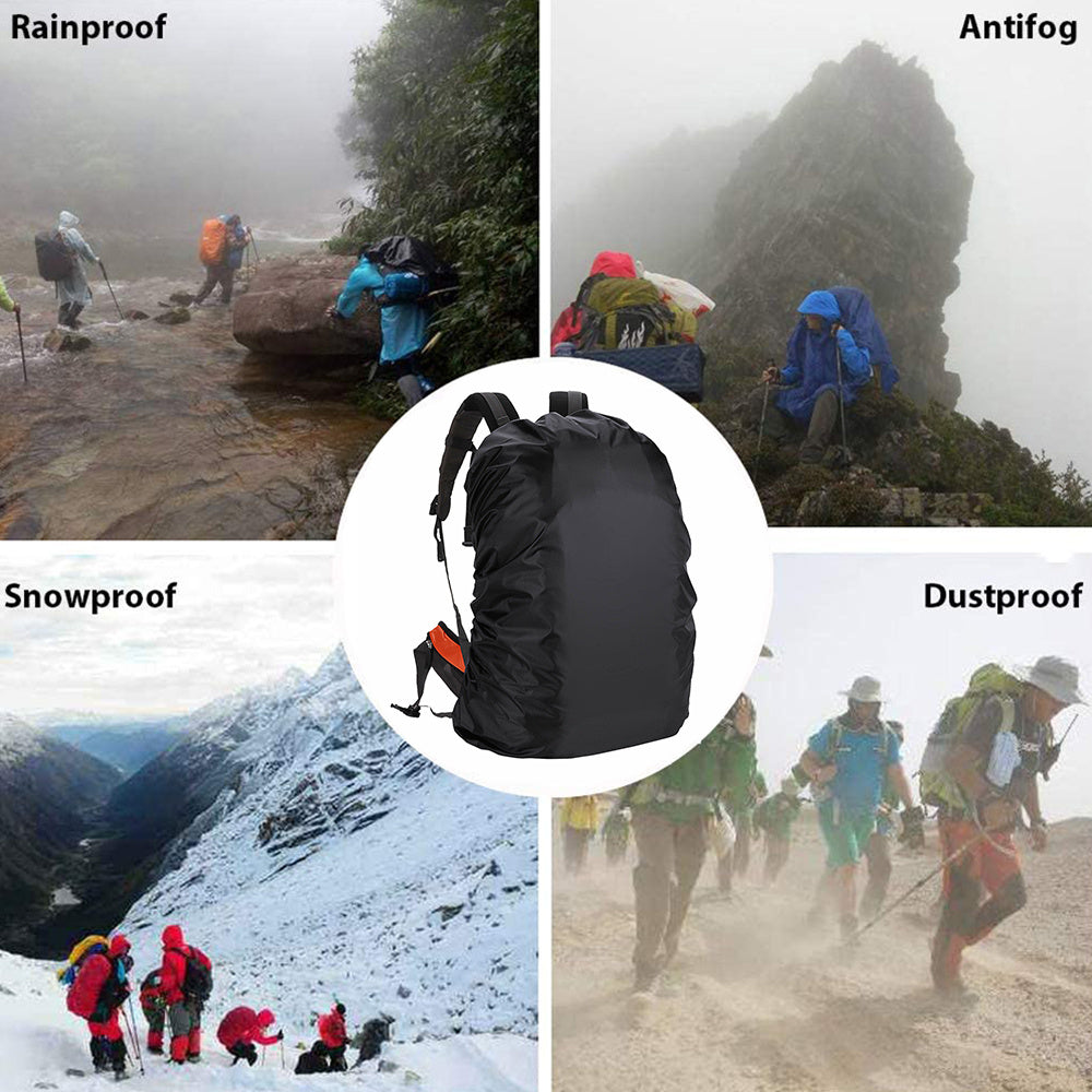 Waterproof Backpack Rain Cover for Outdoor Adventures - Multiple Sizes