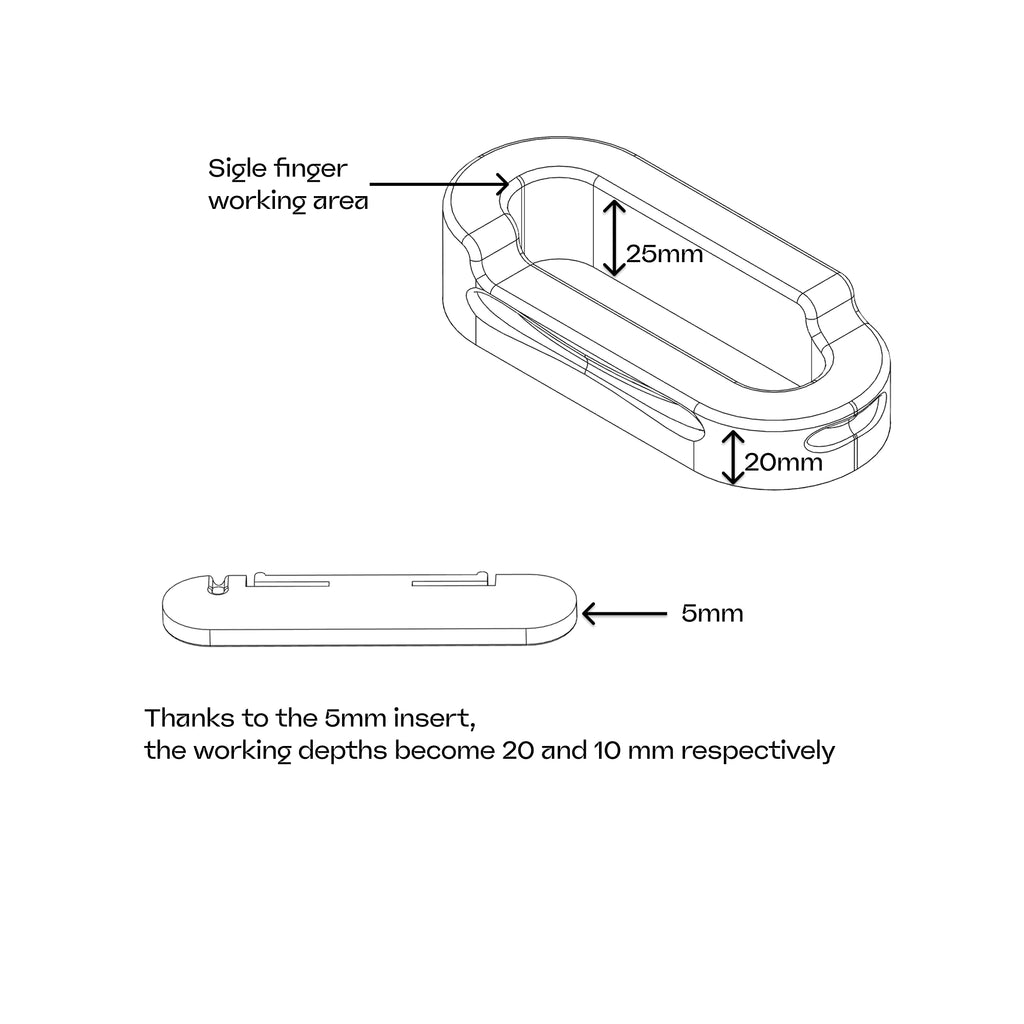 Rocatta Lite: 4-in-1 Portable Fingerboard