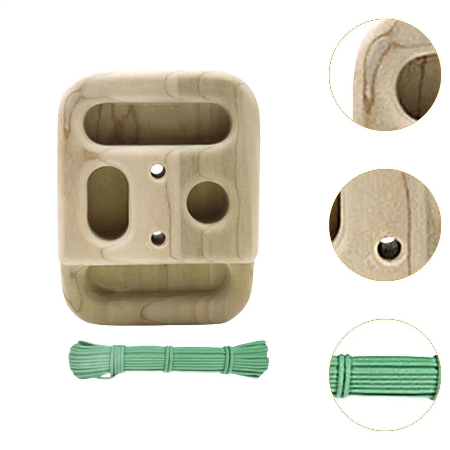 Portable Wooden Climbing Hangboard