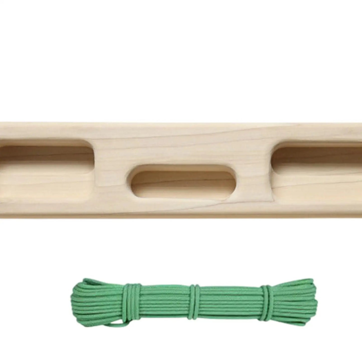 Portable Beginner Climbing Hangboard - Wooden Training Board for Finger and Grip Strength